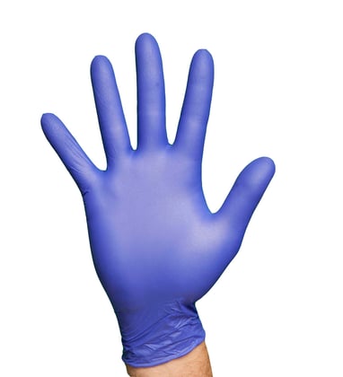 CaluGloves Cobalt Blue nitrile disposable handschoenen 100st