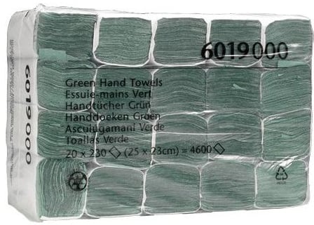 Kimberly-Clark handdoeken ZZ-vouw 1-lgs 20x230st groen