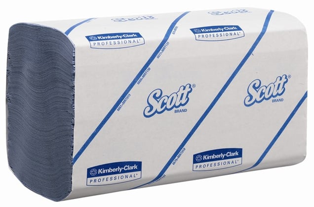 Scott® Performance handdoeken Airflex blauw 1-lgs 15x212st