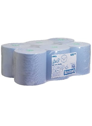 Scott® Max handdoekrol blauw 6 rol Airflex 19,8cmx350mtr 