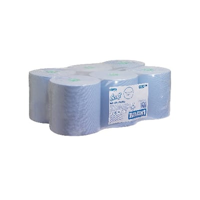 Scott® Max handdoekrol blauw 6 rol Airflex 19,8cmx350mtr