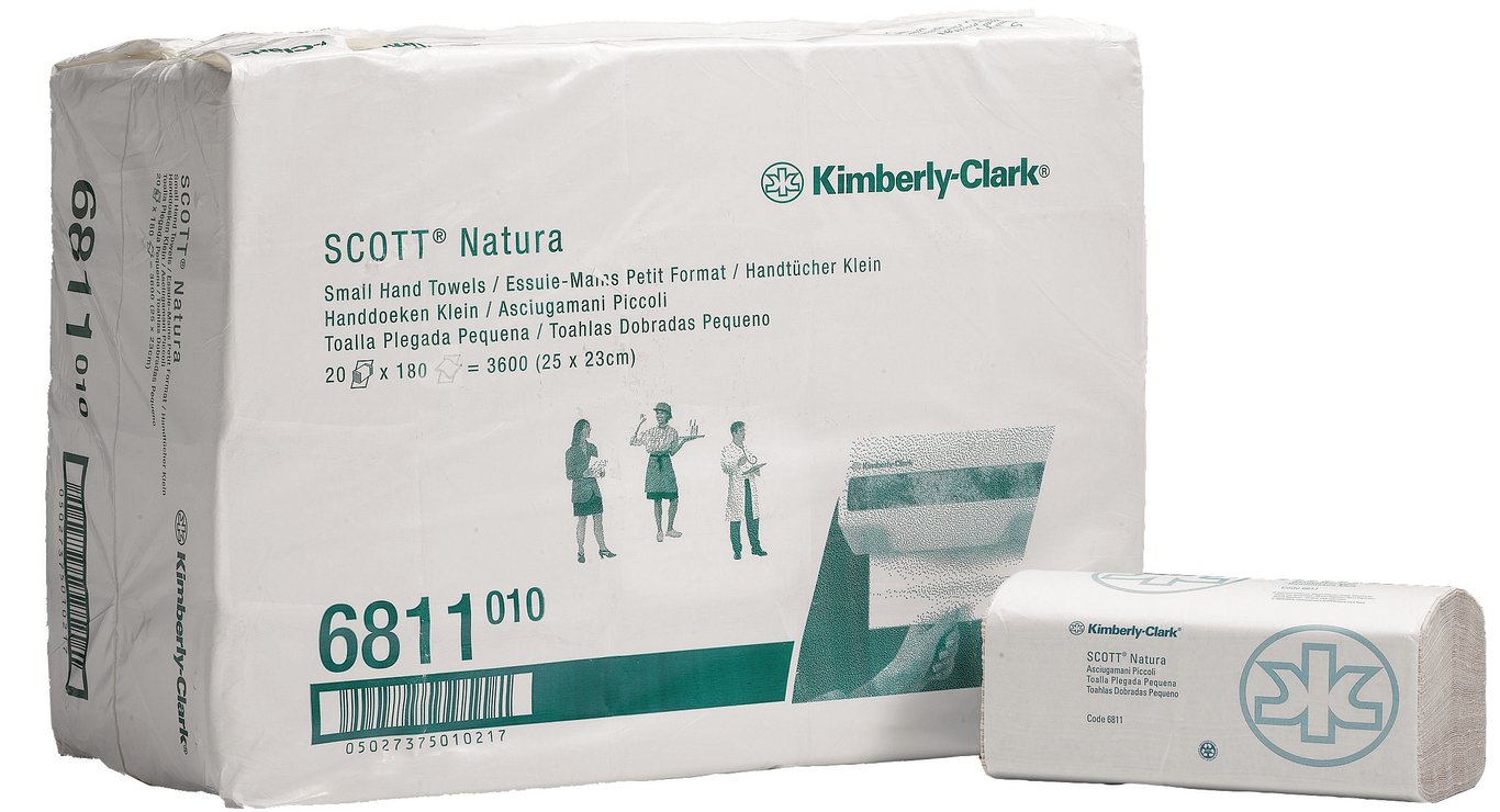 Scott® Natura handdoeken 2-lgs ZZ-vouw 20x180st