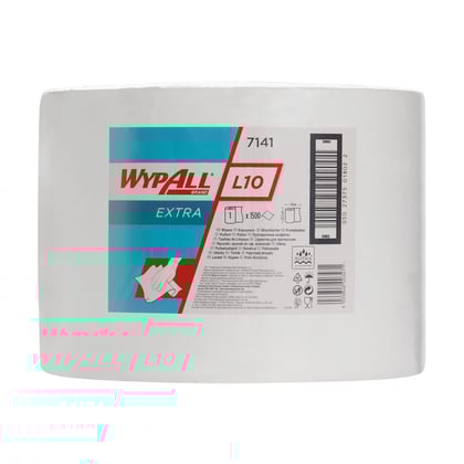 Wypall L10 Airflex poetsdoek 1-lgs rol 1500 doeken wit