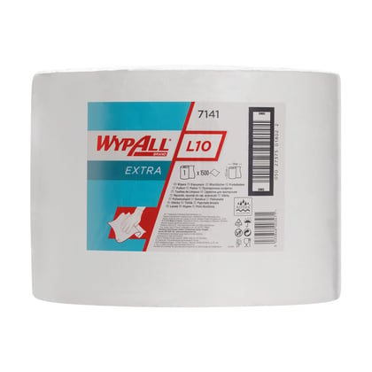 Wypall L10 Airflex poetsdoek 1-lgs rol 1500 doeken wit