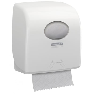 Aquarius rolhanddoekdispenser met slimroll systeem wit