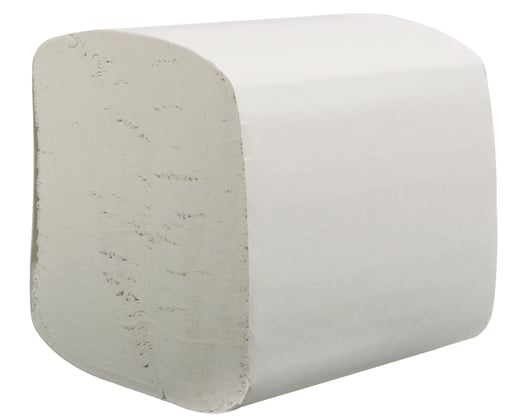 Hostess toilettissue gevouwen 1lgs wit 32x500vel