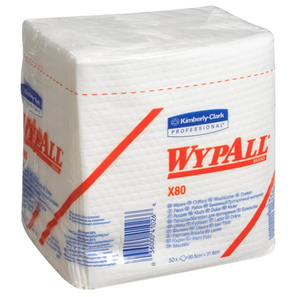 Wypall X80 poetsdoeken 1-lgs 4 x 50st wit