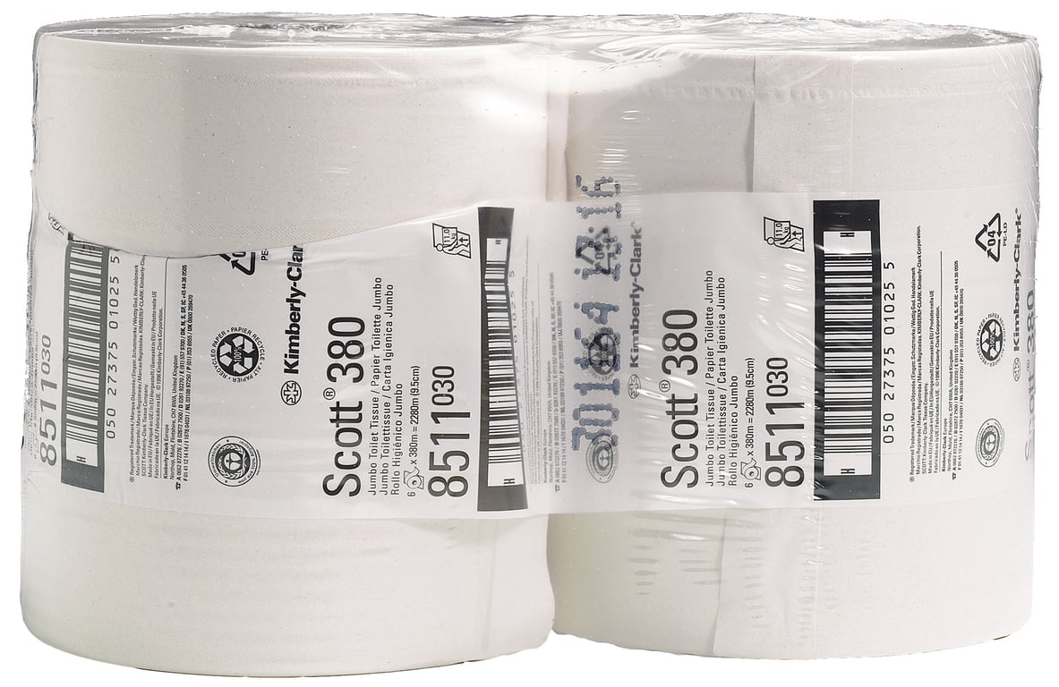 Scott® Jumbo toilettissue 2-lgs 6x380mtr