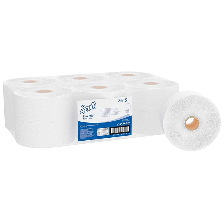Scott essential toiletpapier 2lgs 12rol x 500vel