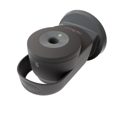 Lesseau handmatige zeepdispenser zwart 