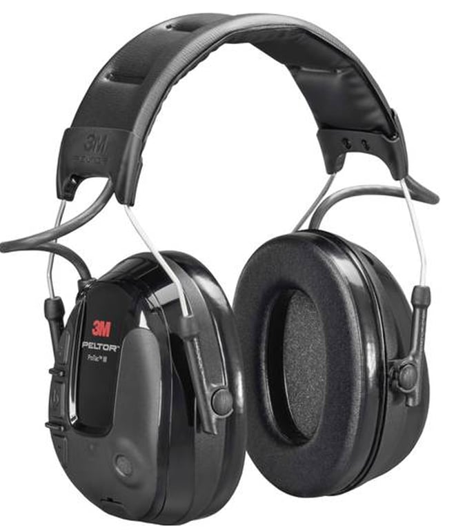 3M Peltor Protac III headset oorkappen met hoofdband zwart