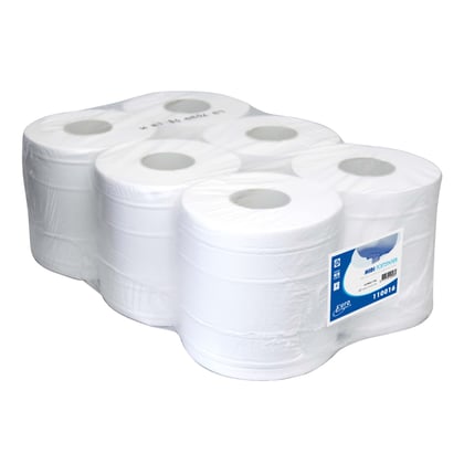 Midirol poetspapier cellulose wit 2-lgs