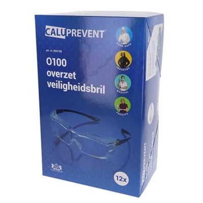 CaluPrevent O100 overzet veiligheidsbril