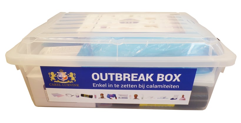 CaluClean Outbreak box voor zorgomgeving