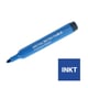 CaluDetect ronde punt markeerstift detecteerbaar blauw met blauwe inkt