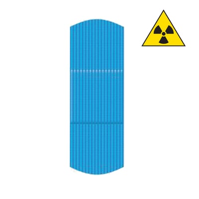 CaluDetect detecteerbare röntgen pleisters 72x25mm blauw 100st