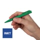 CaluDetect standaard pen detecteerbaar groen met clip en blauwe inkt