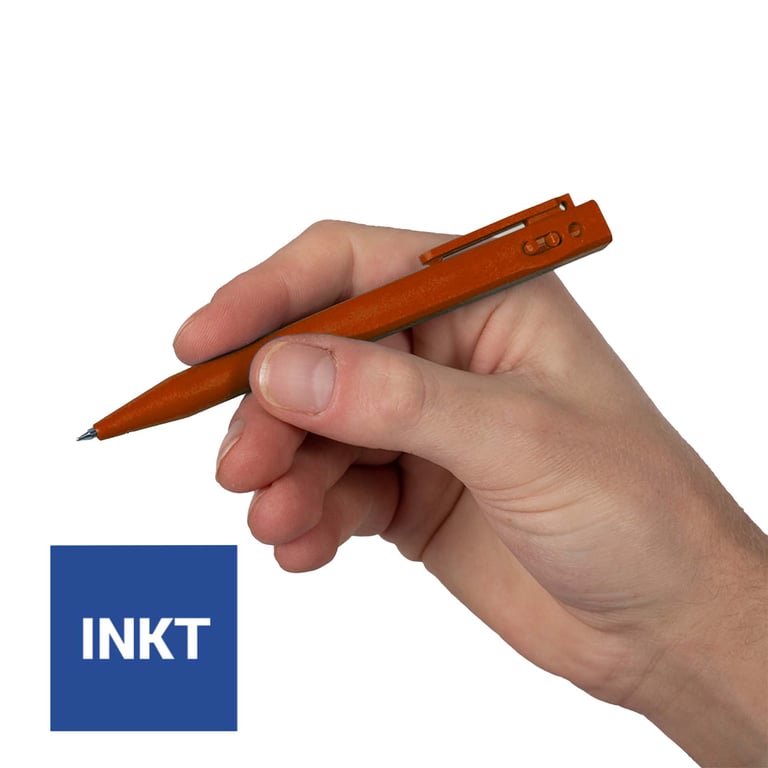 CaluGuard standaard pen detecteerbaar rood met clip