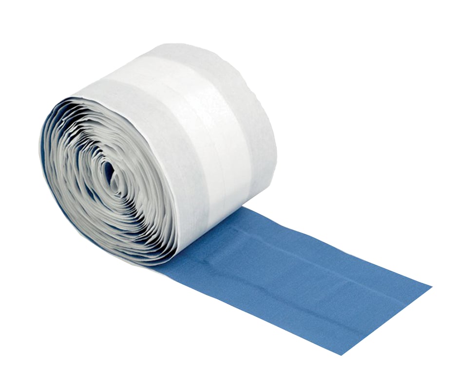 CaluDetect detecteerbare pleisters op rol 8cmx5mtr blauw