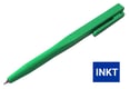 CaluDetect eendelige pen detecteerbaar groen met clip en blauwe inkt
