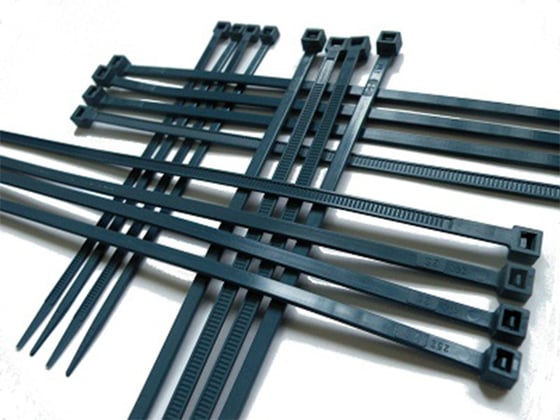 CaluDetect kabelbinders detecteerbaar plastic 98x2,5mm 100st blauw