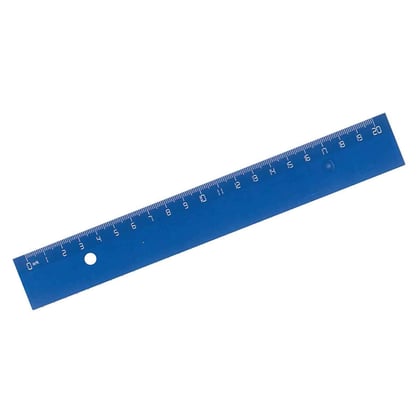 CaluDetect lineaal detecteerbaar 20cm blauw