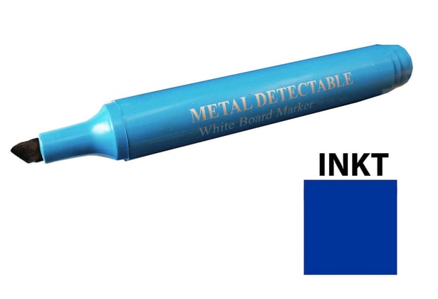 CaluDetect beitelvormige punt whiteboard marker detecteerbaar met blauwe inkt