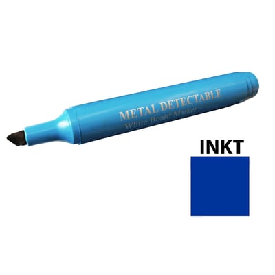 CaluDetect beitelvormige punt whiteboard marker detecteerbaar met blauwe inkt