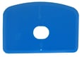 CaluDetect flexibele schraper met gat  detecteerbaar 14,5cm blauw