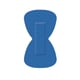 CaluDetect elastische detecteerbare vlinder  pleister 68x38mm blauw 50st