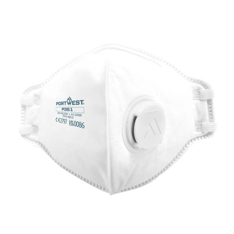 Portwest FFP3 Dolomite plat gevouwen masker