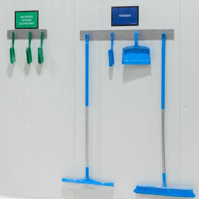 CaluDetect ophangsysteem RVS met 4 haken