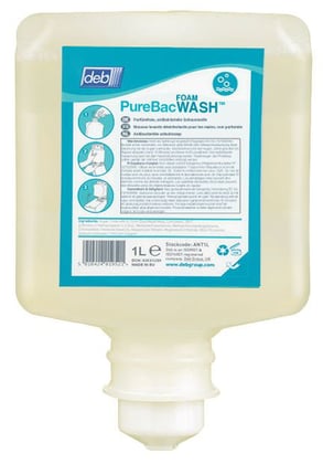 Deb Pure Bac foam wash antibacterieel 1ltr