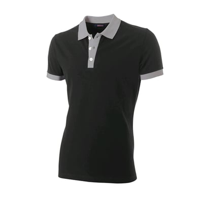 Tricorp Workwear poloshirt bi-color zwart grijs maat XS