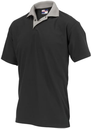Tricorp Workwear poloshirt met contrastkraag  zwart maat 5XL