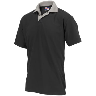 Tricorp Workwear poloshirt met contrastkraag  zwart maat 5XL