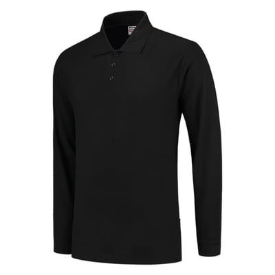 Tricorp Workwear poloshirt lange mouw zwart maat 4XL