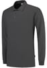 Tricorp Workwear poloshirt lange mouw  donkergrijs maat 2XL