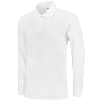 Tricorp Workwear poloshirt lange mouw  wit maat L