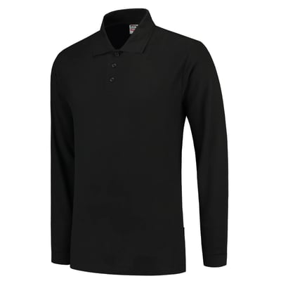 Tricorp Workwear poloshirt lange mouw  zwart maat L