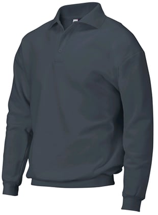 Tricorp Workwear polosweater boord antracietgrijs maat XS