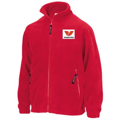 Tricorp fleecevest rood maat XS Plegtvos 