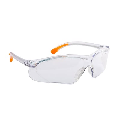 Portwest Fossa veiligheidsbril anti kras en beslaan coating helder 
