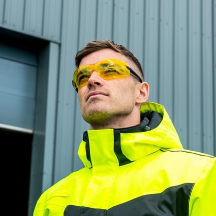 Portwest Profile veiligheidsbril amber Anti-kras laag