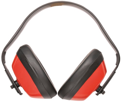 Portwest klassieke oorkappen rood SNR 27 dB