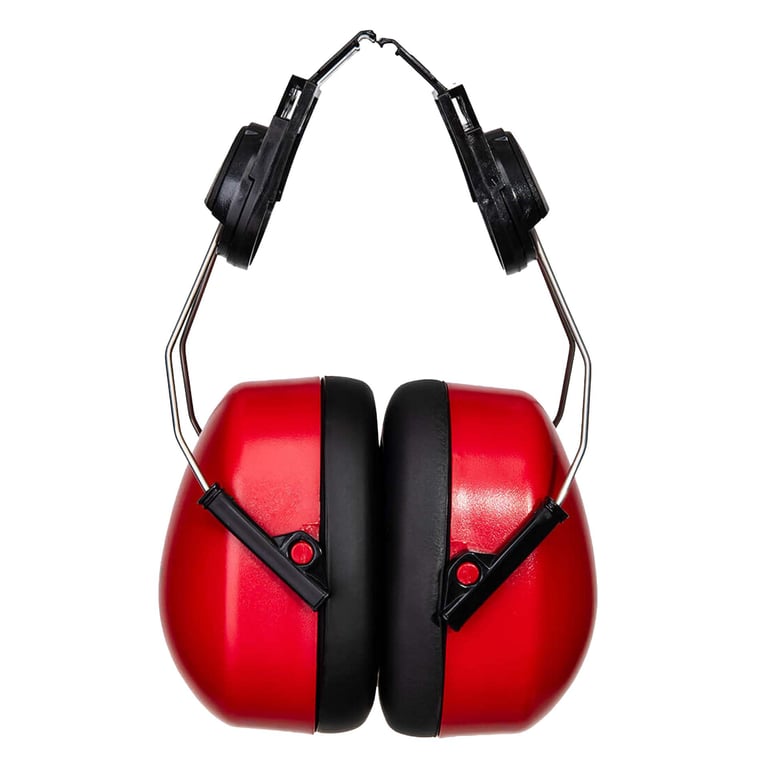 Portwest Endurance Clip-on Oorkappen rood