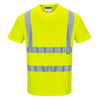 Portwest comfort t-shirt katoen geel maat 2XL