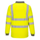 Portwest Hi-Vis poloshirt met lange mouw 100% polyester geel maat 2XL