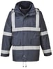 Portwest Iona 3 in 1 verkeersjas met reflectiestrepen 100% polyester marine maat S