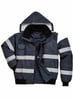 Portwest Iona 3 in 1 bomberjack marine met reflectiestrepen 100% polyester maat S